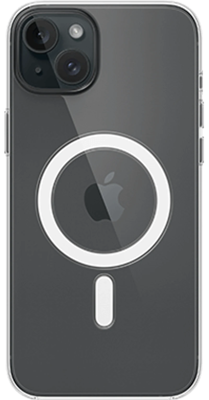 apple iphone 15 plus clear case with magsafe halebop