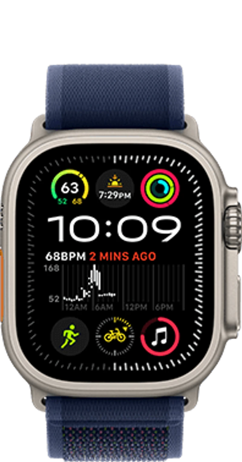 apple watch ultra 2 49mm 4g trail loop ml natural titanium